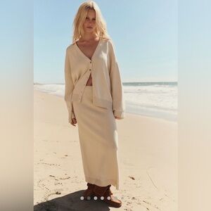 NWT FREE PEOPLE GWENNA SWEATER SET